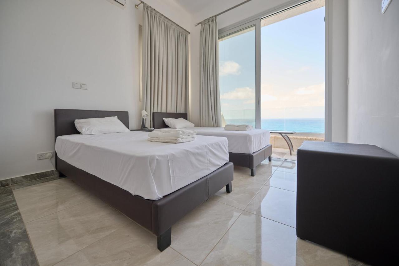 Olymp Luxury Villa D - Luxury Escape With Direct Beach Access And Unique Sunsets Pafos Dış mekan fotoğraf
